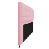 Cabeceira Copenhague 160 cm Queen Size Suede Rosa Bebê AM Decor