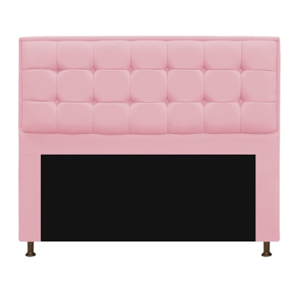 Cabeceira Copenhague 160 cm Queen Size Suede Rosa Bebê AM Decor