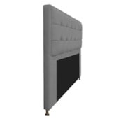Cabeceira Copenhague 195 cm King Size Corano Cinza AM Decor