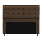 Cabeceira Copenhague 195 cm King Size Suede Marrom AM Decor