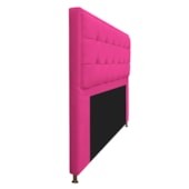 Cabeceira Copenhague 195 cm King Size Suede Pink AM Decor