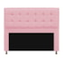 Cabeceira Copenhague 195 cm King Size Suede Rosa Bebê AM Decor