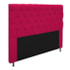 Cabeceira Cristal Estofada Capitonê 195 cm para Cama Box King Suede Pink Quarto - AM Decor