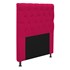Cabeceira Cristal Estofada Capitonê 90 cm para Cama Box Solteiro Corano Pink Quarto - AM Decor