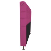 Cabeceira Estofada Dama Capitonê 140 cm para Cama Box de Casal Corano Pink para Quarto - AM Decor