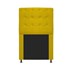 Cabeceira Estofada Dama Capitonê 90 cm para Cama Box Solteiro Corano Amarelo para Quarto - AM Decor