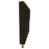Cabeceira Estofada Dama Capitonê 90 cm para Cama Box Solteiro Corano Marrom para Quarto - AM Decor