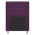 Cabeceira Estofada Dama Capitonê 90 cm para Cama Box Solteiro Suede Roxo para Quarto - AM Decor