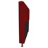 Cabeceira Estofada Dama com Strass 140 cm para Cama Box de Casal Corano Vermelho para Quarto - AM Decor