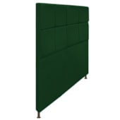 Cabeceira Estofada Damares 160 cm Queen Size Com Botonê Suede Verde - Amarena Móveis