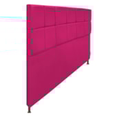 Cabeceira Estofada Damares 195 cm King Size Com Botonê Suede Pink - Amarena Móveis
