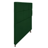 Cabeceira Estofada Damares 90 cm Solteiro Com Botonê  Suede Verde - Amarena Móveis
