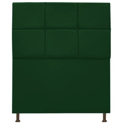 Cabeceira Estofada Damares 90 cm Solteiro Com Botonê  Suede Verde - Amarena Móveis