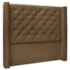 Cabeceira Estofada Egito SPZ 114cm Solteiro Suede Caramelo