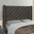 Cabeceira Estofada Egito SPZ 114cm Solteiro Suede Cinza