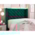 Cabeceira Estofada Egito SPZ 140cm Solteiro Veludo Verde
