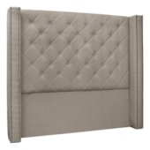 Cabeceira Estofada Egito SPZ 160cm Casal Linho Areia