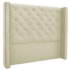 Cabeceira Estofada Egito SPZ 160cm Casal Veludo Bege