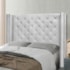 Cabeceira Estofada Egito SPZ 164cm Casal Linho Grigio