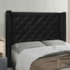 Cabeceira Estofada Egito SPZ 164cm Casal Suede Preto