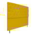 Cabeceira Estofada Liverpool 140 cm Casal Suede Amarelo - Amarena Móveis