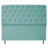 Cabeceira Estofada Liverpool 140 cm Casal Suede Azul Tiffany - Amarena Móveis