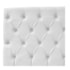 Cabeceira Estofada Liverpool 140 cm Casal Suede Branco - Amarena Móveis