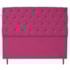 Cabeceira Estofada Liverpool 140 cm Casal Suede Pink - Amarena Móveis