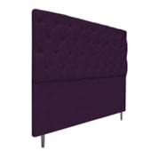 Cabeceira Estofada Liverpool 140 cm Casal Suede Roxo - Amarena Móveis