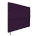Cabeceira Estofada Liverpool 140 cm Casal Suede Roxo - Amarena Móveis