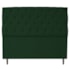 Cabeceira Estofada Liverpool 140 cm Casal Suede Verde - Amarena Móveis