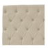 Cabeceira Estofada Liverpool 160 cm Queen Size Suede Bege - Amarena Móveis