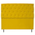 Cabeceira Estofada Liverpool 160 cm Queen Size Suede Amarelo - Amarena Móveis