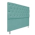 Cabeceira Estofada Liverpool 160 cm Queen Size Suede Azul Tiffany - Amarena Móveis