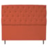 Cabeceira Estofada Liverpool 160 cm Queen Size Suede Terracota - Amarena Móveis