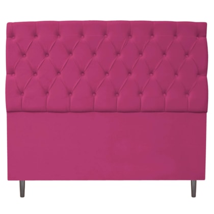 Cabeceira Estofada Liverpool 195 cm King Size Suede Pink - Amarena Móveis