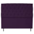 Cabeceira Estofada Liverpool 195 cm King Size Suede Roxo - Amarena Móveis