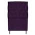 Cabeceira Estofada Liverpool 90 cm Solteiro Suede Roxo - Amarena Móveis