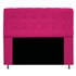 Cabeceira Estofada Mel com Capitonê 160 cm para Cama Box Queen Suede Pink Quarto - AM Decor