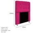 Cabeceira Estofada Mel com Capitonê 90 cm para Cama Box Solteiro Suede Pink Quarto - AM Decor