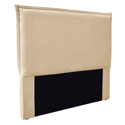 Cabeceira Estofada Nápoles 90 cm Solteiro Linho Dourado