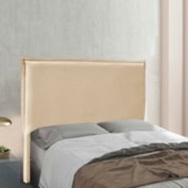 Cabeceira Estofada Nápoles SPZ 140cm Solteiro Linho Dourado