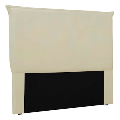 Cabeceira Estofada Nápoles SPZ 160cm Queen Size Veludo Bege