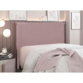 Cabeceira Estofada Nápoles SPZ 160cm Queen Size Veludo Lilás