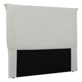 Cabeceira Estofada Nápoles SPZ 160cm Queen Size Veludo Prata
