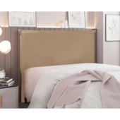 Cabeceira Estofada Nápoles SPZ 195cm King Size Suede Bege