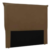 Cabeceira Estofada Nápoles SPZ 195cm King Size Suede Caramelo
