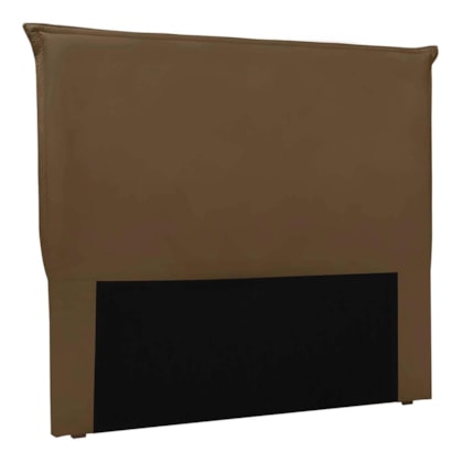 Cabeceira Estofada Nápoles SPZ 195cm King Size Suede Caramelo