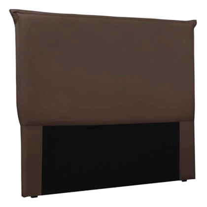 Cabeceira Estofada Nápoles SPZ 195cm King Size Veludo Marrom