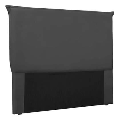 Cabeceira Estofada Nápoles SPZ 195cm King Size Veludo Preto